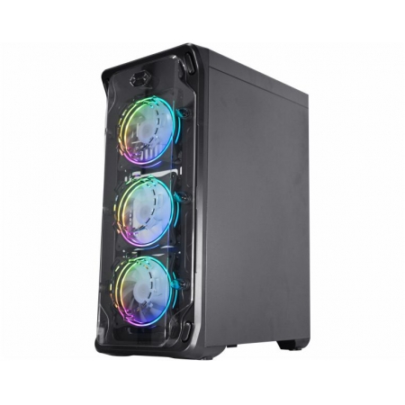 Gabinete Gamer K-Mex Troper Ritimicos CG-A1B1 Sem Fonte Preto